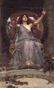 John William Waterhouse Circe Offering the  Cup to Odysseus Spain oil painting artist